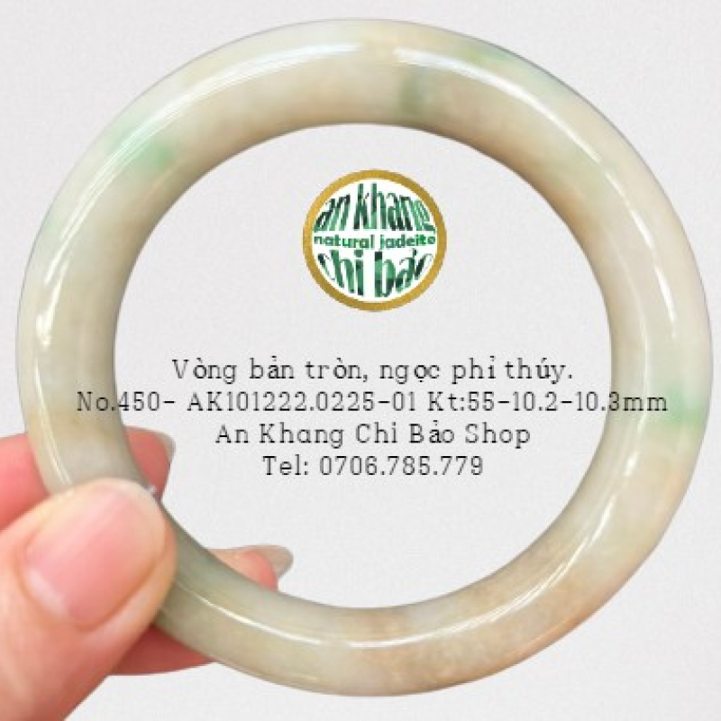 Ngọc phỉ thúy  - vòng bản  - Ni 54